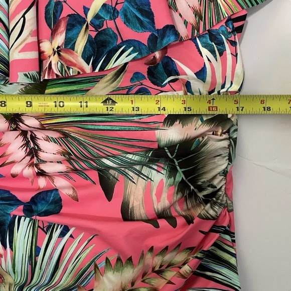 La Blanca Floral One-Piece Swimsuit Women’s 20W Pink Coral NWT - Picture 5 of 7